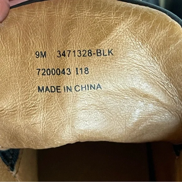 Frye Women’s Lena Zip Up Leather High Top Sneakers Black Size 9 - Picture 15 of 16